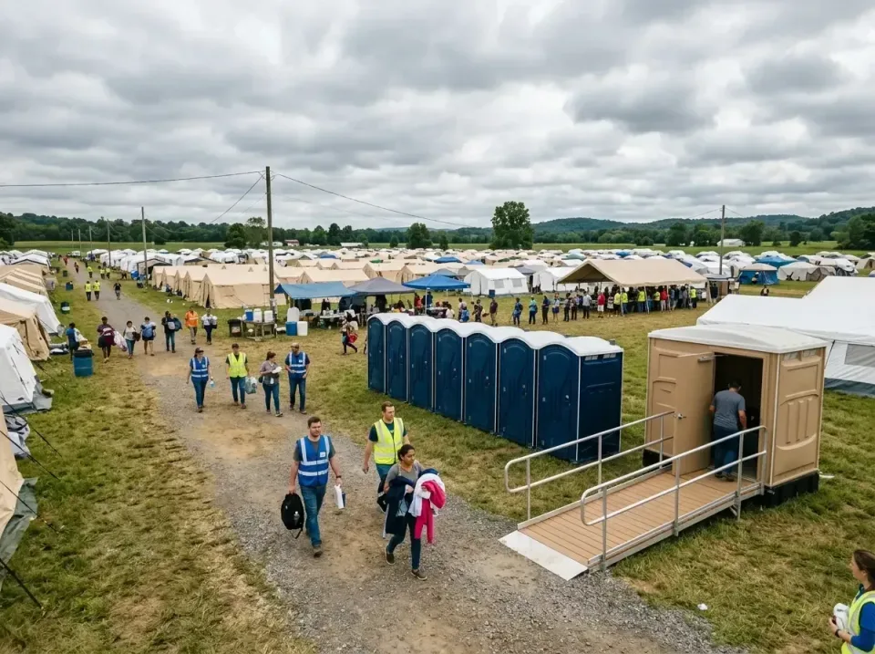 disaster-relief-camp-restrooms-010 — frequently asked questions, Dumpster & Portable Bathrooms Rental in Flora, IN